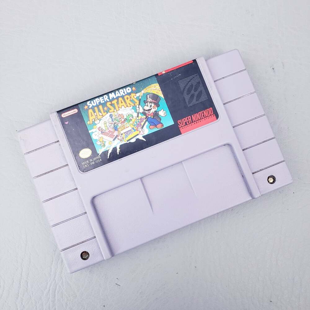 Nintendo Super Mario All-Stars SNES 1993 Video Game Cartridge NTSC-U/C